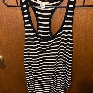 Forever 21 Monochrome Striped Tank Top